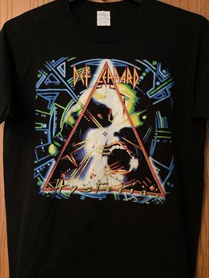 Def Leppard - „Hysteria“ - Schwarzes T-Shirt - L - Port & Company