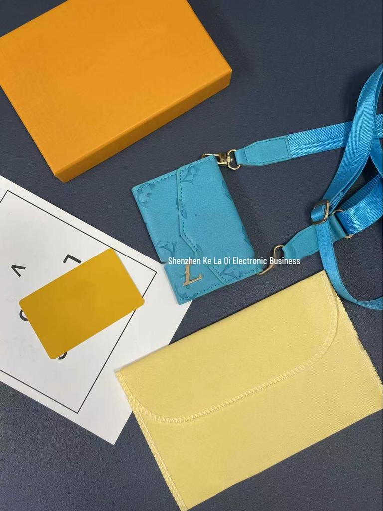 Stilvolle High-End Luxus Münzbörse & Kartenhalter mit Links-Rechts Klappendesign