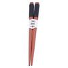 5Pairs Wooden Chopsticks Tangled Line NonSlip Sushi Chopsticks for Hotel Household Restaurant(Brown )