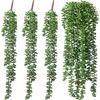 Plastic Fern Artificial Plants Vine for Room Accessories Home Wall Hanging Wedding Arch Decor Photography Props Diy Centerpieces