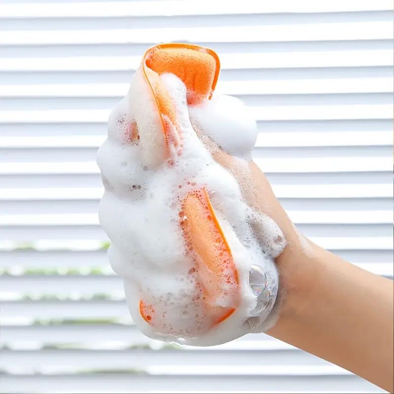 10/5/3/1PCS Dishwashing Sponge Wood Pulp Kitchen Thick Cleaning Cotton Does Not Damage The Pot and Pot Good Thing Scouring Pad Magic Wipe Block