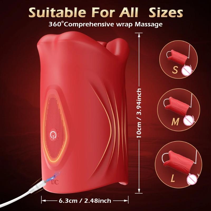 Vibrátor na trénink penisu – Stimulátor oddálení a žaludu pro trénink mužské výdrže (Dospělý posilovač výkonu)