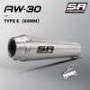 51/60mm Motorcycle Exhaust Muffler for ZX6R ZX4R, MT07, FZ25, NMAX, GY125, Z650, GSX8S, XL750,AW30 Escape Muffler with Db