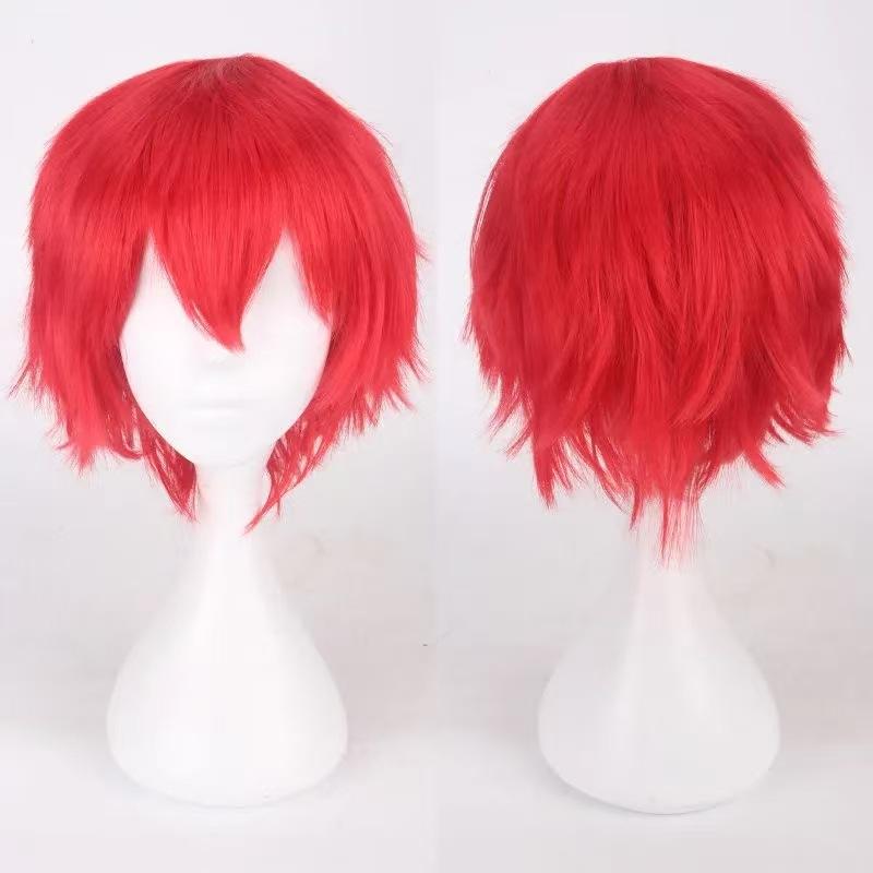 Silkyjoy Universal Cos Wig, 30Cm Face-Flattering Short Hair With Flipped Ends, Multiple Colors Available