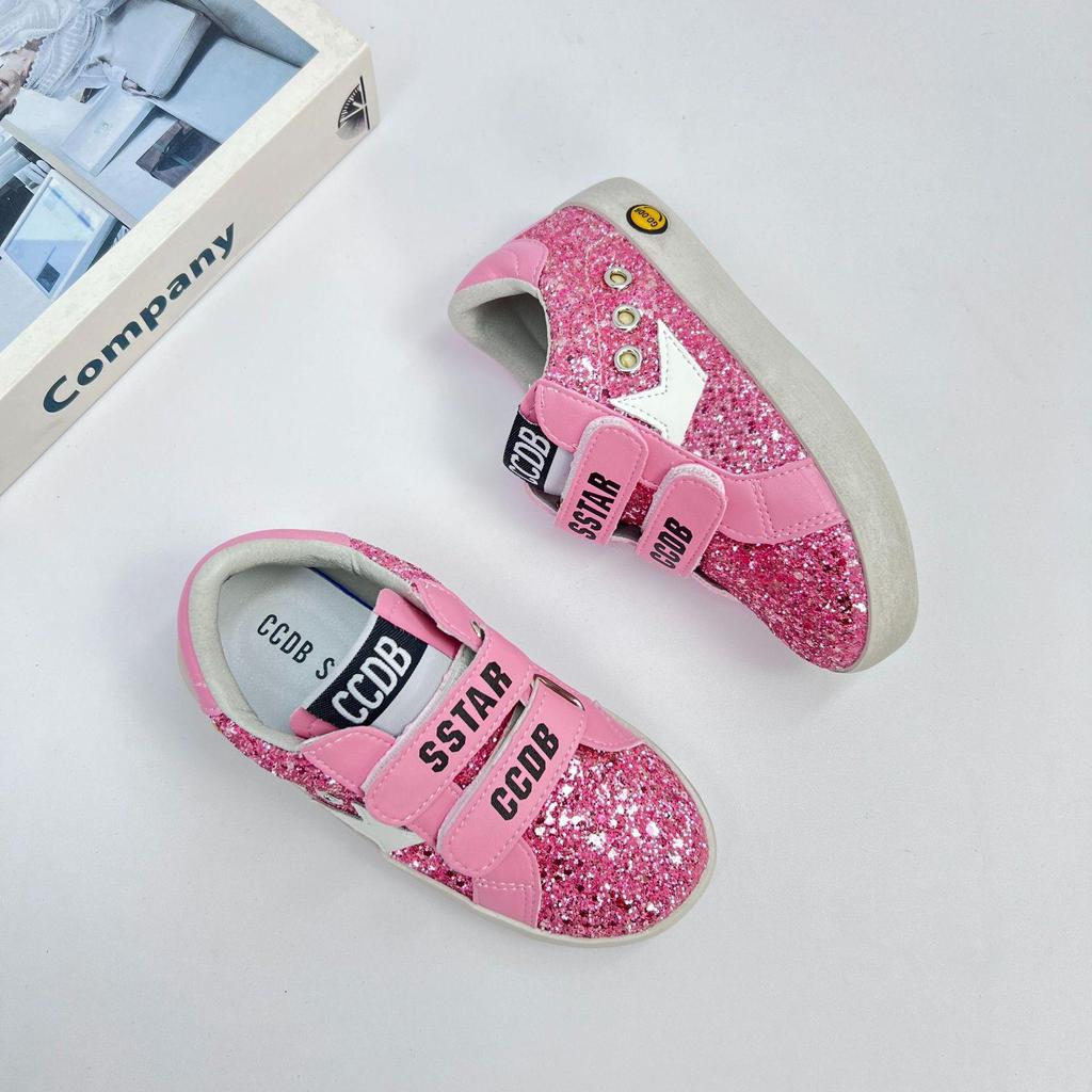 5078 Neue Saison Koreanischer Stil Stern Turnschuhe für Mädchen, Modische Freizeitschuhe mit Weicher Sohle