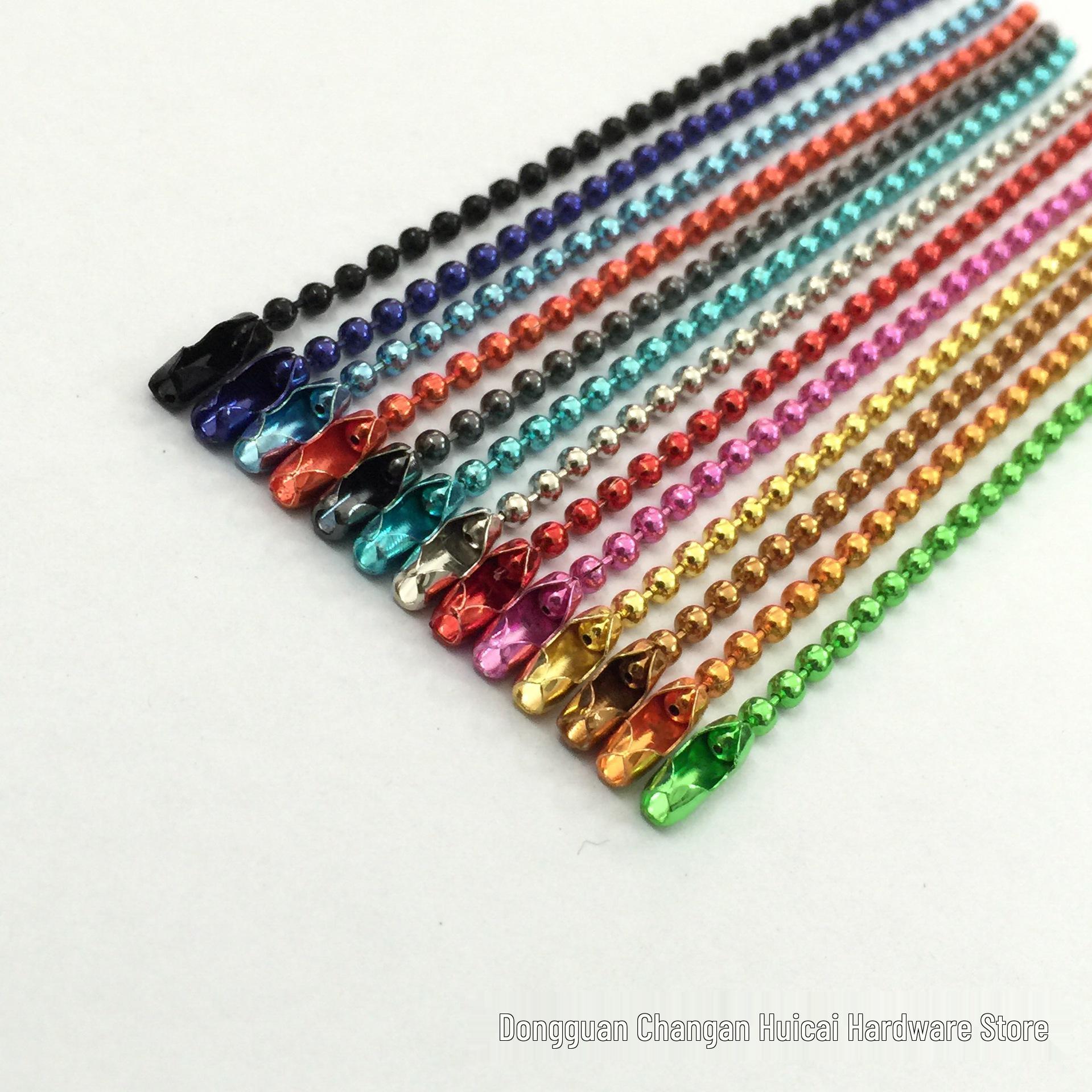 Versatile Colored Iron Bead Chain - Chang an Huicai Hardware Small