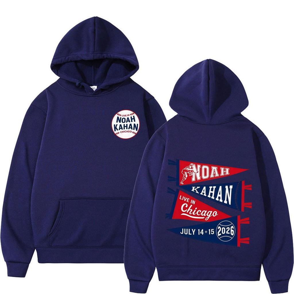Noah Kahan The Great Divide Tour 2026 Graphic Hoodie Unisex Hip-hop Punk Pullover Long Sleeves Casual Oversized Sweatshirt