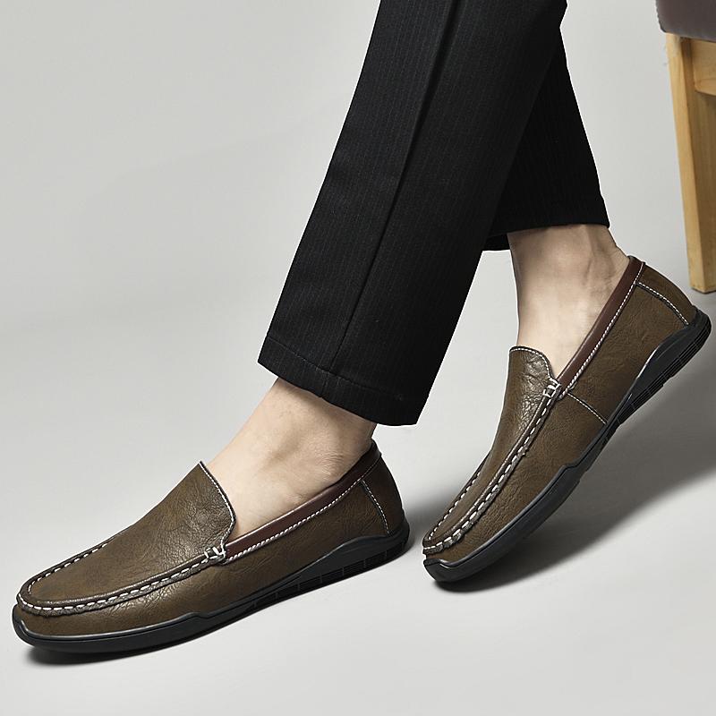 Genuine Leather Shoes Men Loafers Comfortable Casual Shoes Men Flats Moccasins Men Footwear