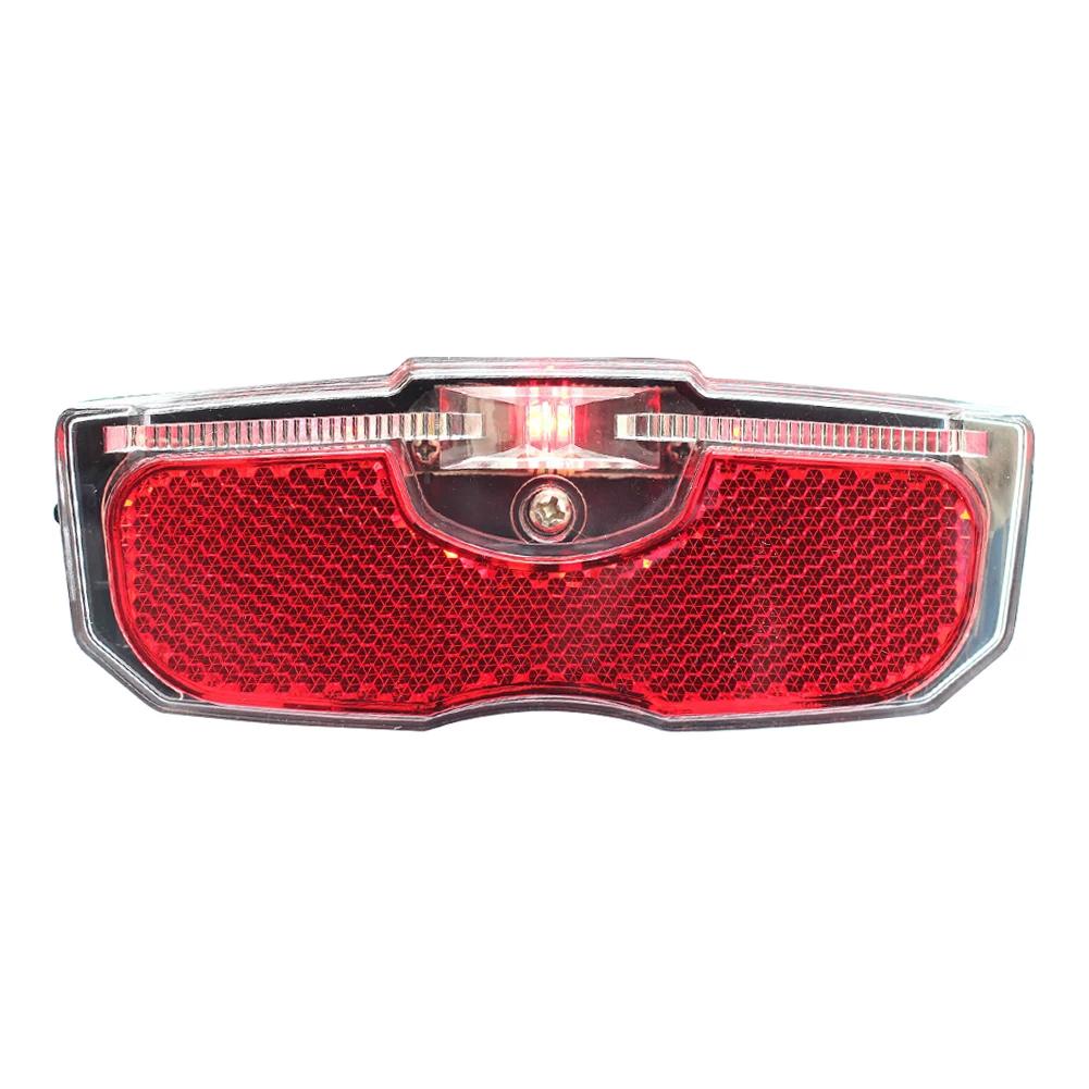 MTB Bike Luggage Rack Light Waterproof Bicycle Rear Seat Reflective Taillight