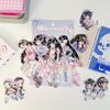Korean Girl Group Cartoon Sticker Bag Group Album Anime Character Small Card Sticker Decoration Material Pack
