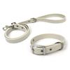 Popular Design Luxury Solid Pattern Waterproof Bling Dog Collar and Leash Set with Durable PVC Material