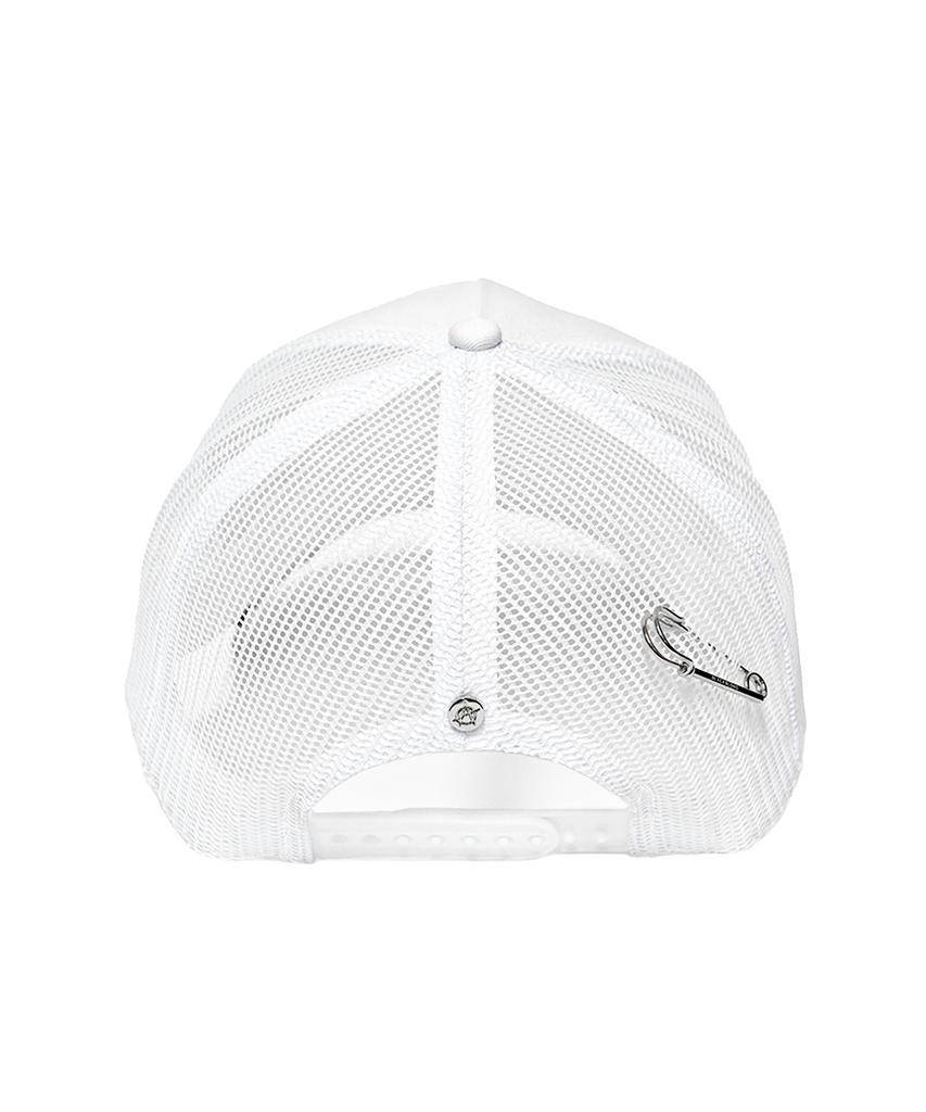 BLACKBLOND Vividi Graffiti Logo Trucker Mesh Cap (White)