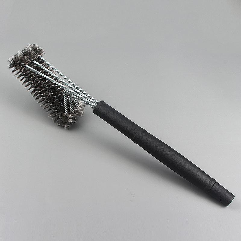 BBQ grill cleaning brush steel wire brush for cleaning BBQ grill and BBQ stove steel brush specialized cleaning tool for BBQ