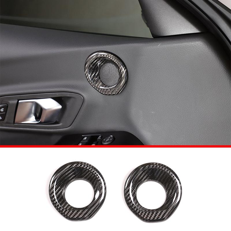 Real Carbon Fiber For Toyota Supra MK5 A90 2019-2025 Center Console Steering Wheel Interior Gear Decoration Mirror Trim Sticker