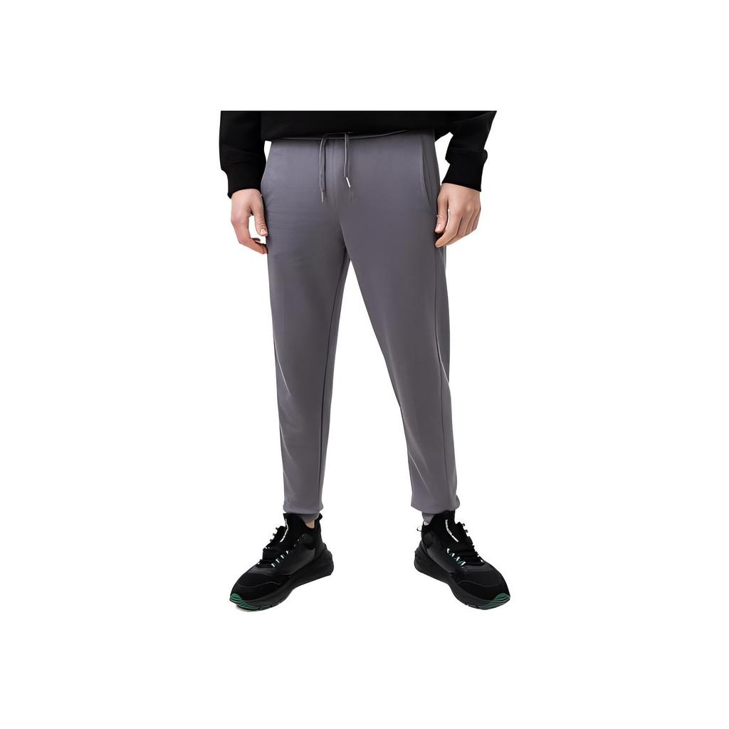Calvin Klein Ss22 Solid Color Drawstring Cuffed Casual Pants Men Bottoms Gray J30J319931PTP