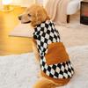 Autumn and winter big dog fleece vest medium and large dog golden retriever samoyed two-legged cotton-padded coat pet big dog clothes