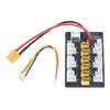 6 Port XT30 Parallel Charging XT60 Balance Charging Plate for Technicians Enhances  Battery Charging Flexibility