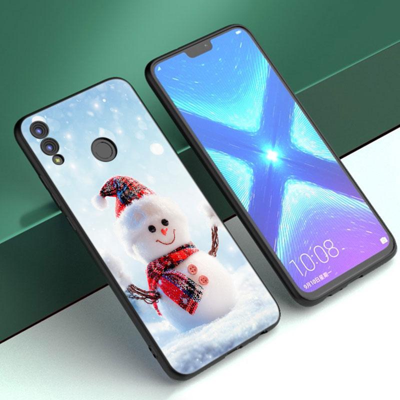 

Чехол с рисунком «Веселое Рождество» для Huawei Honor 10X Lite 7A 7S 8A 8S 8C 8X 9A 9C 10i 20i 30i 20S 20E 9X Pro 10 8 Lite, черный чехол Honor 8C