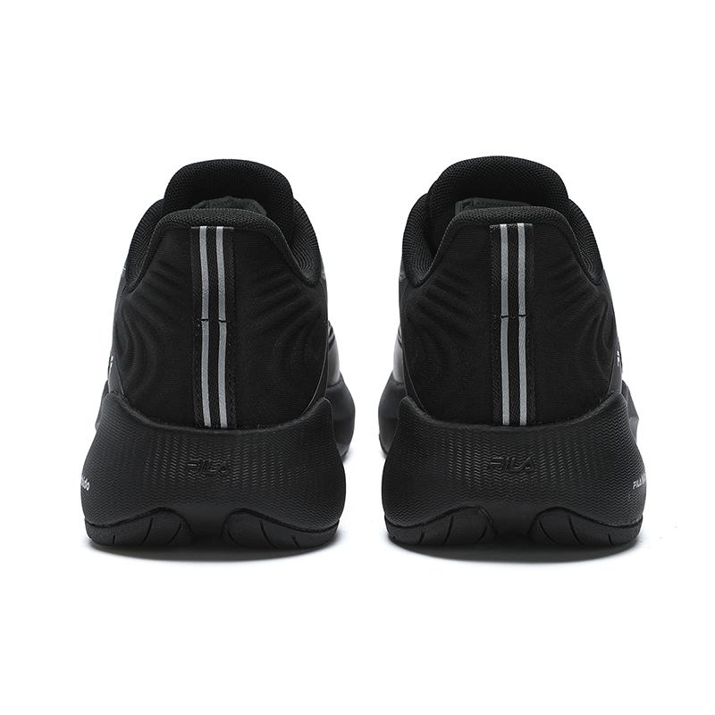 New FILA Durable Breathable Low Top Running Shoes Women's Black A12W441117FBK
