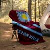 1pc Aston Villa Theme Blanket - Digital Print, Polyester, Cozy for All Seasons, Perfect for Outdoor, and Travel
