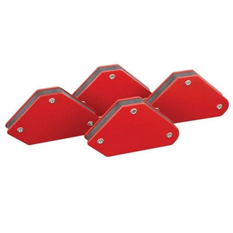 4 Pcs/set Mini Triangle-Welding Positioner 9Lb Magnetic Fixed Angle Soldering Locator Tools Welding