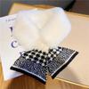 Small Scarf Imitation Rabbit Fur High End White Collar Plush Scarf for Women Autumn and Winter Cross Scarf Cute Versatile Student Collar