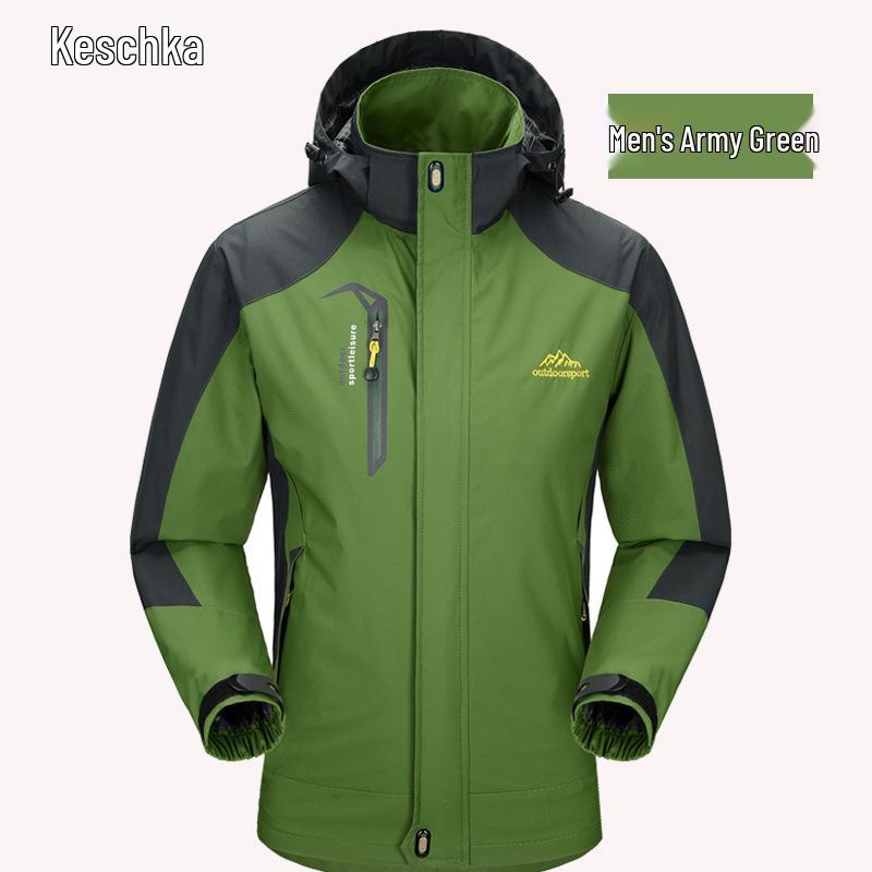 Unisex Outdoor Windproof Jacket - Single Layer, Lightweight, Waterproof Sportswear for Couples