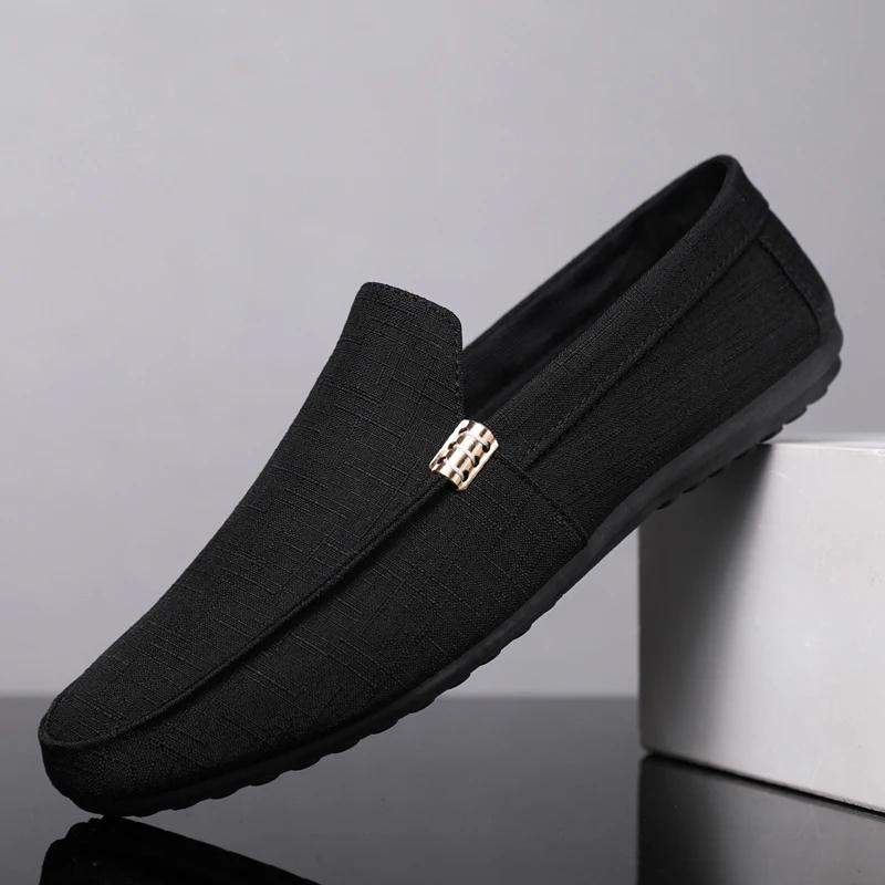 Fashion Men Casual Shoes Luxury Brand Men Loafers Breathable Comfort Slip-on Mens Driving Shoes lightweight Lazy Shoes Moccasins