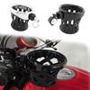 Motorcycle Cup Stylish Holder Effective Black Color For 218mm To 254mm Tubing