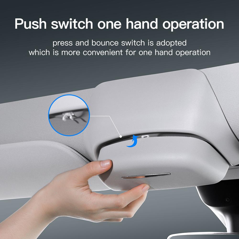 For Tesla Model 3 Model Y Glasses Case Sunglasses Storage Box For Tesla /2022 Car