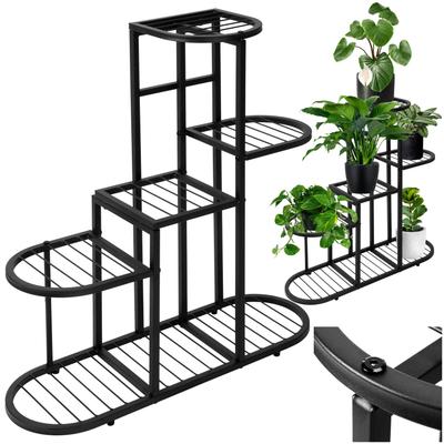Macetero Loft Metálico Stigan Negro