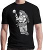 Baba Yaga Men T Shirt Slavic Fairytale Dark Art Punk Horrow by Mike Vivisector Black
