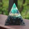 Lamp Pyramid Crystal Stones Amulet Gift Led Base 5Cm