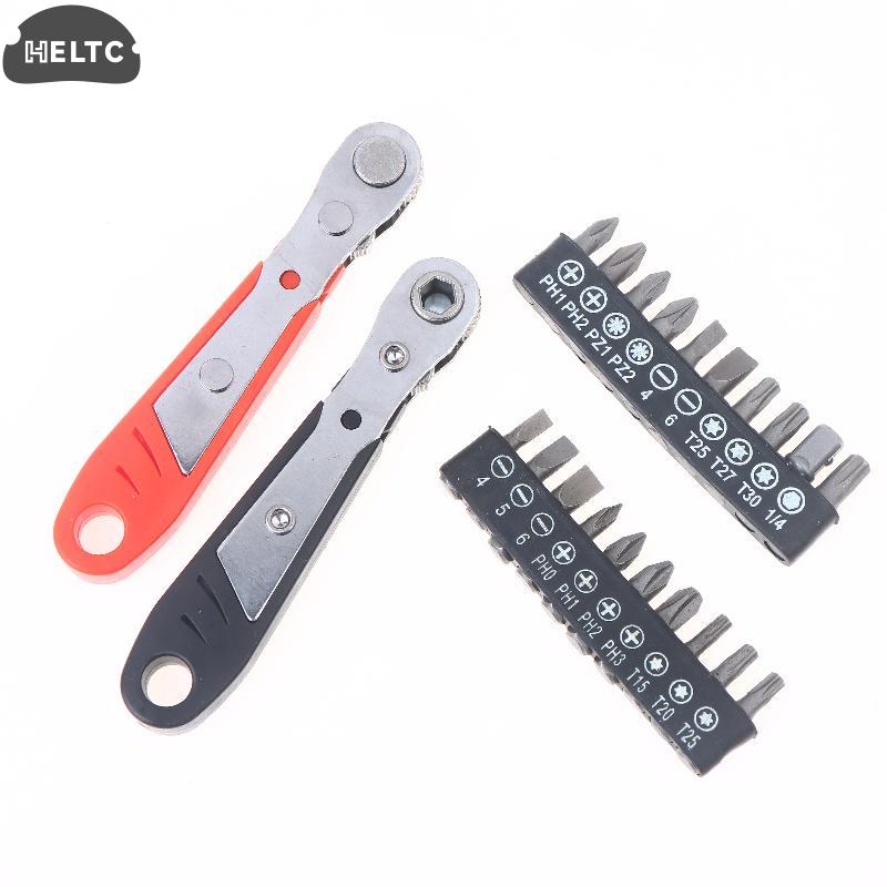 1 Stück Mini-Steckschlüsselschlüssel aus Kunststoff Ratsche Schnellratsche Ratschendreher Multifunktionaler Ratschendreher DIY Reparatur Handwerkzeuge