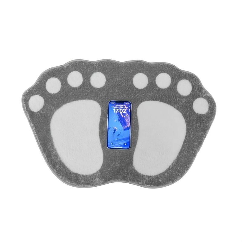 1pc Ultra-Soft Polyester Bath Mat with Non-Slip Rubber Backing - Machine Washable, Super Absorbent, Comfortable Shower Carpet for Home, Kitchen