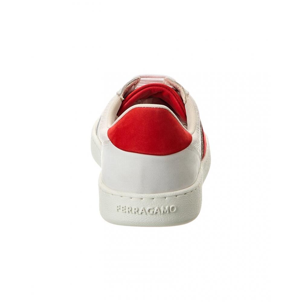 Salvatore Ferragamo Ferragamo Achille Leather Sneaker White