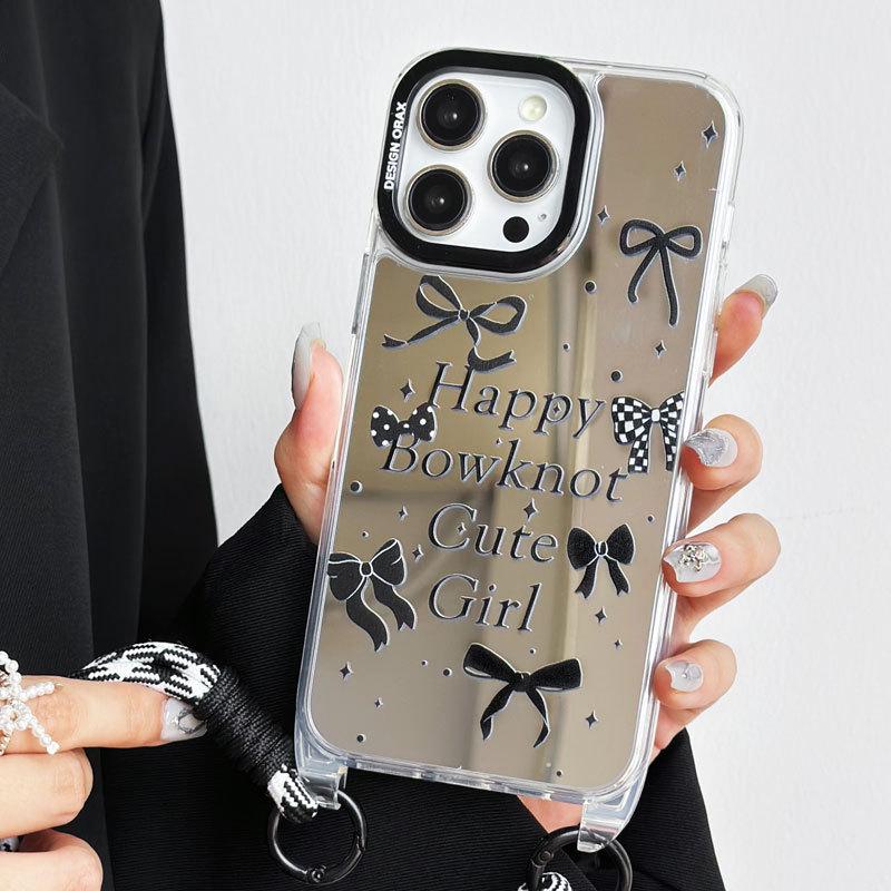 Zhitai Lanyard Mirror Case for iPhone 12-16 Pro/Pro Max