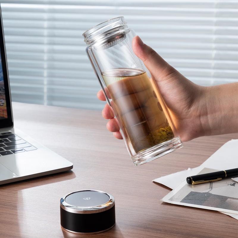 Changqi Double-Walled Tea Infuser Glass Bottle