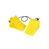Amon Tire Stopper, Yellow, Rope Included, Tire Chock, Wheel Chock, Car Chock, Wheel Chock 8836