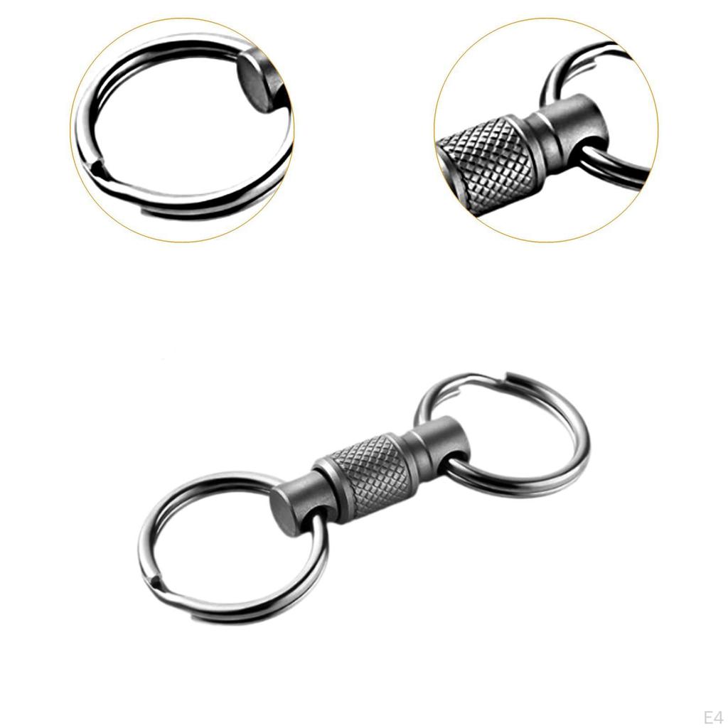 Keychain Clip with Quick Release, Unique Organizer Clip, Detachable for Outdoor Activities, Handbag