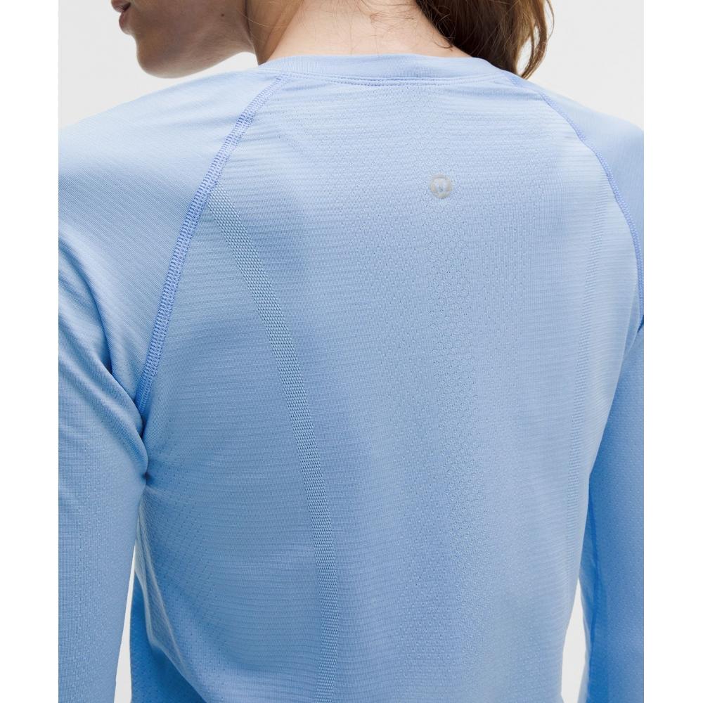 Lululemon Swiftly Tech Long Sleeve Shirt 2.0  Hip Length Sinatra Blue Sinatra Blue