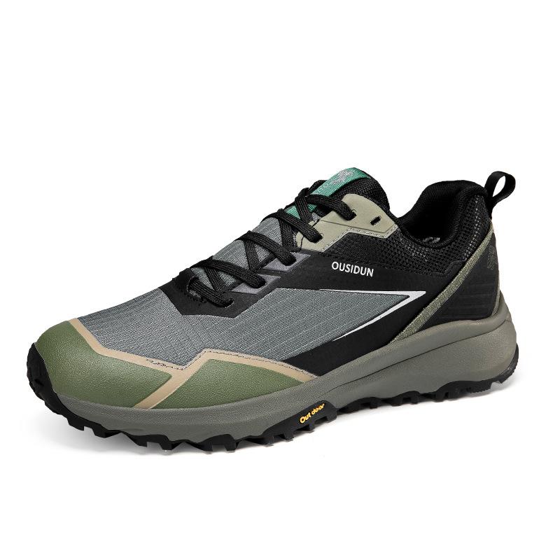 Outdoor Hiking Shoes Men's Autumn New Waterproof, Non-slip and Wear-resistant, Lightweight and Shock-absorbing Multi-terrain Sports Hiking Shoes