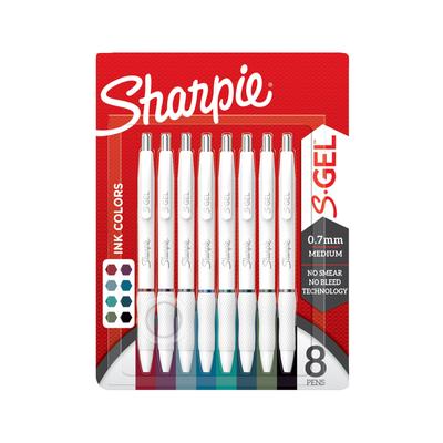 Sharpie S Gel Vivid Gel 2208551 0.7mm 8-Color Pens,