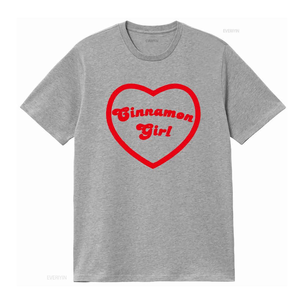 Lana Del Rey Cinnamon Girl T Shirt Stylish Heart Design for Fashionable Women vintage Washed Unisex Stretched Casual streetwear