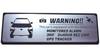 Honami Works 200 Series LX Security Dash GPS Tracker Sticker Emblem, 24-Hour Surveillance, Cam,