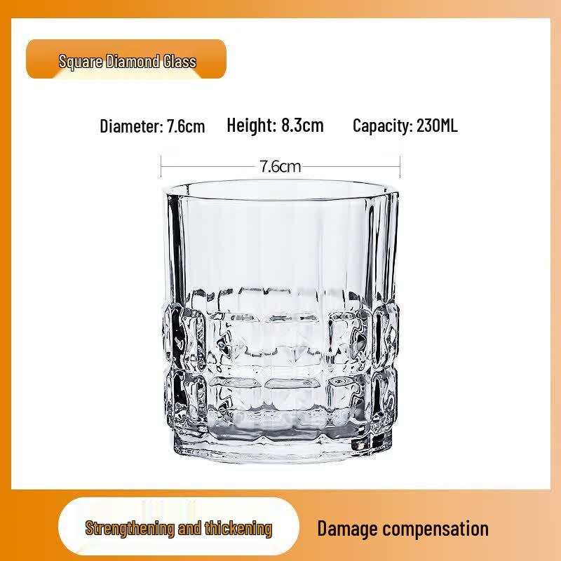 Octagonal Tempered Beer Glasses