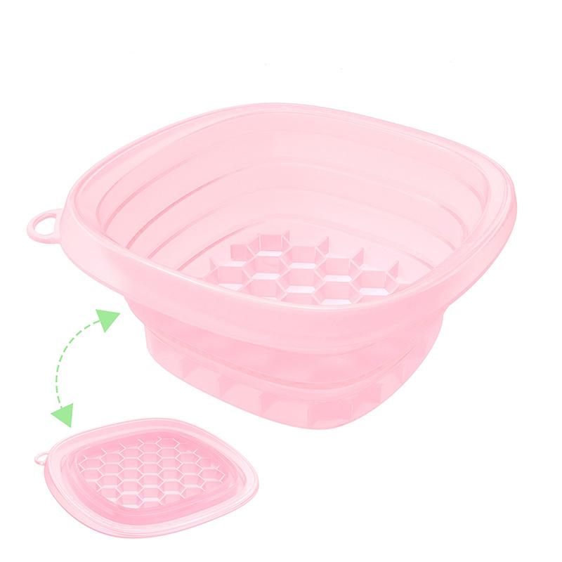 Face Ice Bath Bowl For Facials Plunge Dipping Face Folding Ice Facials Washbasin Facials Skin Cares Tool For Home Travel