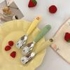 Ingot Head Soup Spoon Stainless Steel Tableware Teaspoons Home Children'S Tablespoons Ice Cream Shovel Kitchen Utensils