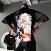 Demon Slayer Graphic T Shirt Men Women Anime Print Oversized Cotton Tee 2026 Summer New Casual Streetwear Short Sleeve Tops Y2k