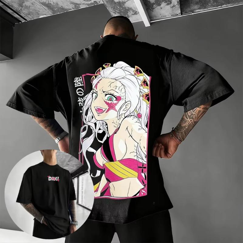 

Demon Slayer Graphic T Shirt Men Women Anime Print Oversized Cotton Tee 2026 Summer New Casual Streetwear Short Sleeve Tops Y2k S
